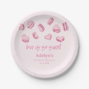 Assiettes En Carton L'amour est si doux Fête des mariées Valentine
