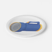 Assiettes En Carton Lampe (Angle)