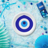 Assiettes En Carton L'amulette turque a appelé Nazar (Fête)