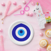 Assiettes En Carton L'amulette turque a appelé Nazar (Fête)