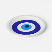 Assiettes En Carton L'amulette turque a appelé Nazar (Angle)