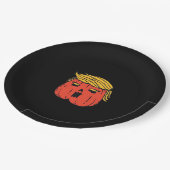 Assiettes En Carton Lance-Le Sortir Comme Un Citrouille Trumpkin Hallo (Angle)