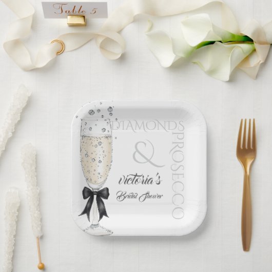 Assiettes En Carton Lancement de mariage élégant en verre en forme d'a (Mariage)