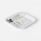 Assiettes En Carton Lancement de mariage élégant en verre en forme d'a (Angulaire)