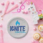 Assiettes En Carton Lancer la plaque de papier (Fête)