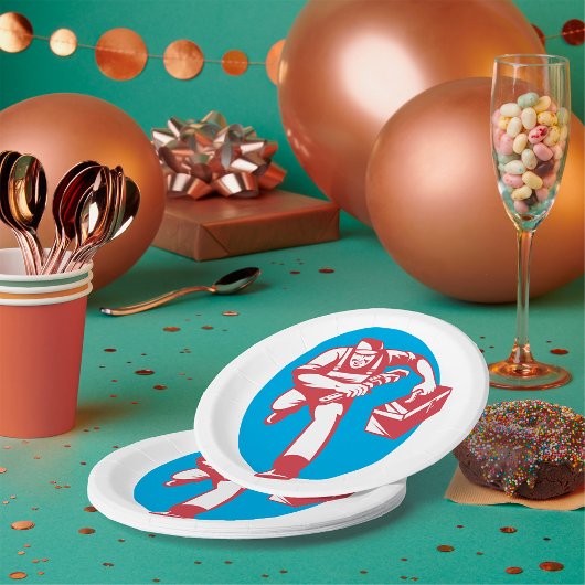 Assiettes En Carton Lancer le plombier