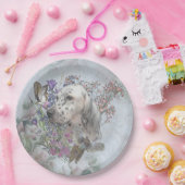 Assiettes En Carton L'Anglais Setter Portrait, art (Fête)