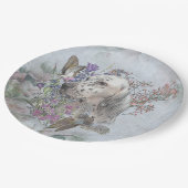 Assiettes En Carton L'Anglais Setter Portrait, art (Angle)