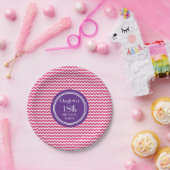 Assiettes En Carton L'anniversaire nommé fait sur commande plaque (Fête)