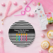 Assiettes En Carton L'anniversaire personnalisé mire les plaques à (Fête)