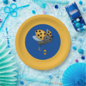 Assiettes En Carton Lanternes Ramadan Ladybug (Fête)