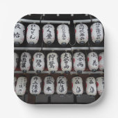 Assiettes En Carton Lanterns japonais (Recto)