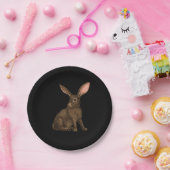 Assiettes En Carton Lapin 4 (Fête)
