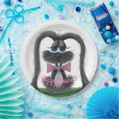 Assiettes En Carton Lapin adorable Lapin lapin (Fête)