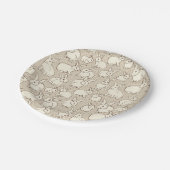 Assiettes En Carton Lapin Céleste lapins Bonanza - motif. (Angle)