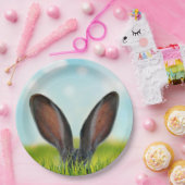Assiettes En Carton Lapin dans l'herbe (Fête)