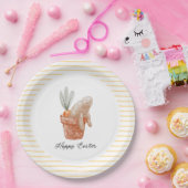 Assiettes En Carton Lapin de Pâques (Fête)