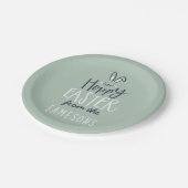 ASSIETTES EN CARTON LAPIN DE PÂQUES DE HOUBLON (Angle)