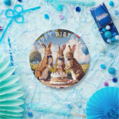 Assiettes En Carton Lapins En Bow Cravate fête d'anniversaire (Fête)