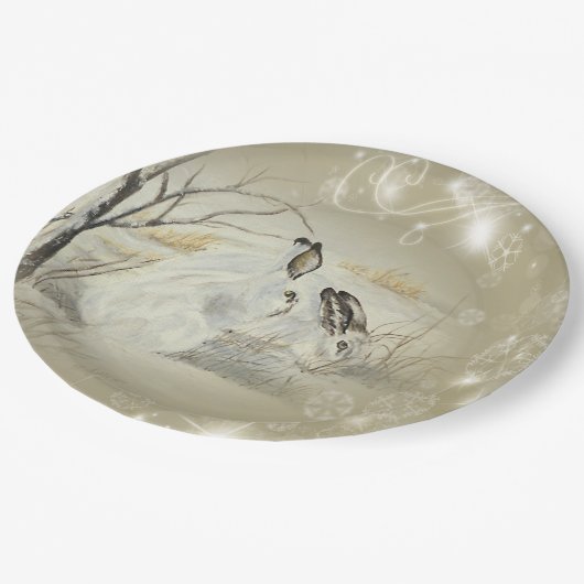 Assiettes En Carton Lapins/plaques à papier de lapins (Angle)