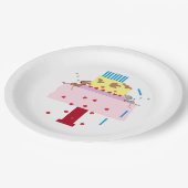 Assiettes En Carton L'après-midi Nap- Anniversaire Beldday (Angle)