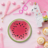 Assiettes En Carton L'aquarelle a inspiré les plaques à papier de (Fête)