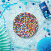 Assiettes En Carton L'arc-en-ciel arrose (Fête)