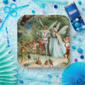 Assiettes En Carton L'arrivée du roi et de la reine des fées (Fête)