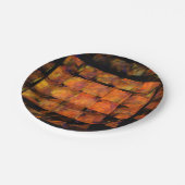 Assiettes En Carton L'art Abstrait au mur (Angle)