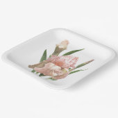 Assiettes En Carton L'Art Botanique Rose Ruffled Iris (Angulaire)