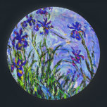 Assiettes En Carton L'art de Lilac Irises par Claude Monet<br><div class="desc">Célèbre tableau de fleurs de Claude Monet,  Lilac Irises.</div>