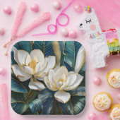 Assiettes En Carton L'art de Magnolia (Fête)