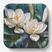 Assiettes En Carton L'art de Magnolia (Recto)