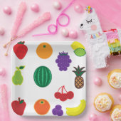 Assiettes En Carton L'art des fruits (Fête)