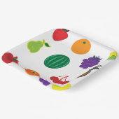 Assiettes En Carton L'art des fruits (Angulaire)