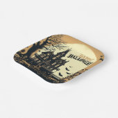 Assiettes En Carton L'art d'Halloween vintage (Angulaire)