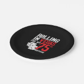 Assiettes En Carton Las Vegas 75e Birthday Party (Angle)