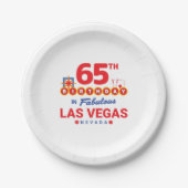 Assiettes En Carton Las Vegas Birthday Party (Devant)