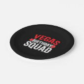 Assiettes En Carton Las Vegas Birthday Party - Matching Vegas Squad (Angle)