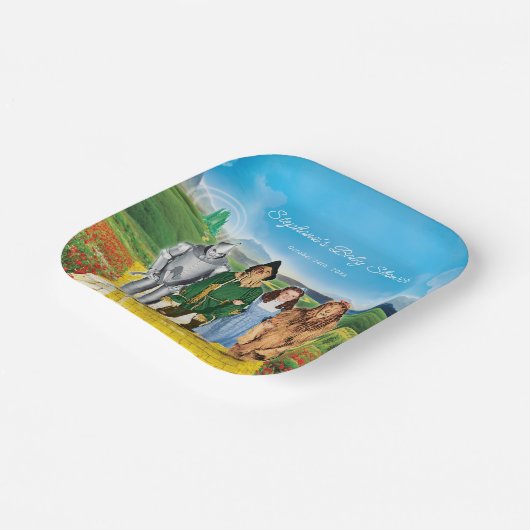 Assiettes En Carton L'Assistant Des Plaques Papier D'Anniversaire Oz™ (Angulaire)