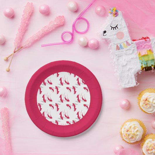 Assiettes En Carton L'Assistant D'Oz™ | Motif Ruby Slippers™ (Fête)