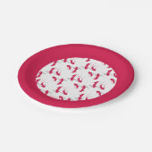 Assiettes En Carton L'Assistant D'Oz™ | Motif Ruby Slippers™ (Angle)