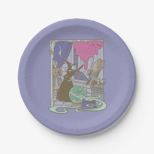 Assiettes En Carton L'Assistant D'Oz™ | Storybook Wicked Witch™ (Devant)