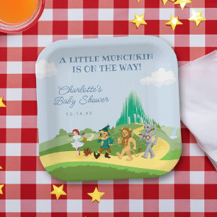 Assiettes En Carton L'Assistant Du Baby shower D'Anniversaire D'Oz™