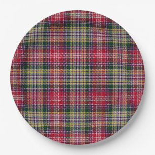 Assiettes En Carton Lasting Tartan