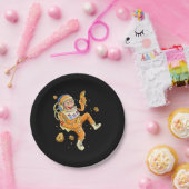 Assiettes En Carton L'astronaute Monkey Space (Fête)