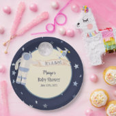 Assiettes En Carton L'astronaute spatiale C'est un Baby shower garçon (Fête)