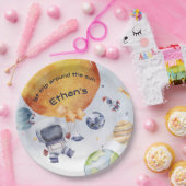 Assiettes En Carton L'astronaute spatiale garçon 1er anniversaire (Fête)