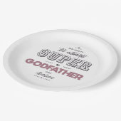 Assiettes En Carton L'authentique super-parrain (Angle)