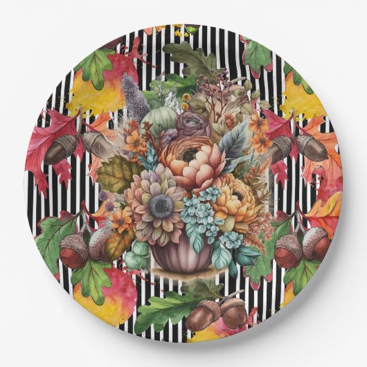 Assiettes En Carton L'automne d'Acorn (Devant)